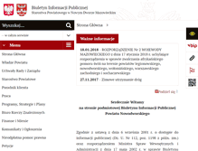 Tablet Screenshot of bip.nowodworski.pl